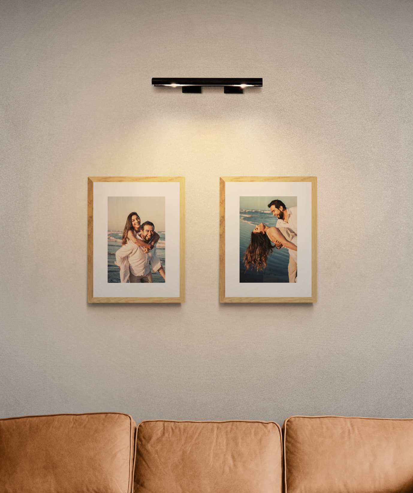 Cedar gallery wall