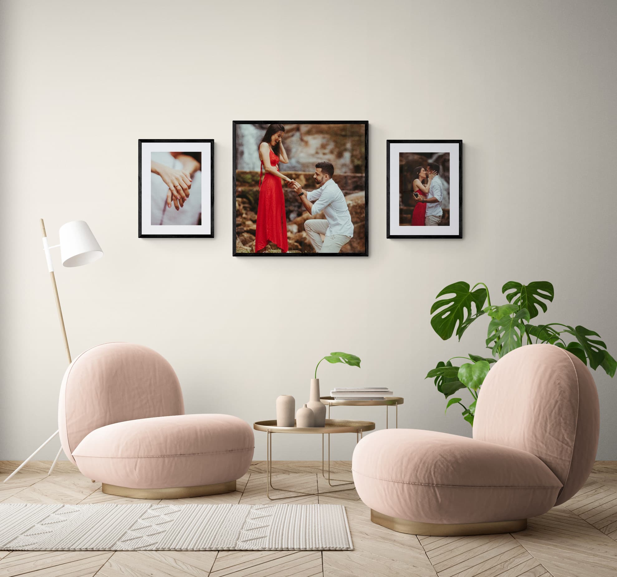 Hemlock gallery wall arrangement